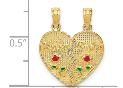 14k Yellow Gold Pendants Style M2696 - Classique Jewelry Inc.