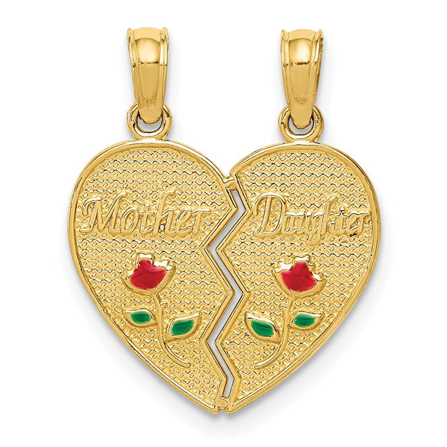 14k Yellow Gold Pendants Style M2696 - Classique Jewelry Inc.