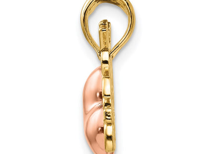 14k Two-tone Pendants Style M2698 - Classique Jewelry Inc.