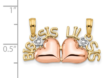 14k Two-tone Pendants Style M2698 - Classique Jewelry Inc.