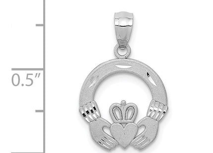 14k White Gold Pendants Style M2704 - Classique Jewelry Inc.
