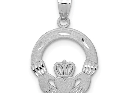 14k White Gold Pendants Style M2704 - Classique Jewelry Inc.