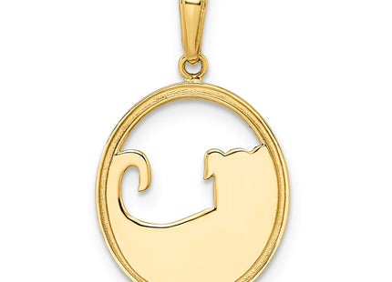 14k Yellow & Rhodium Pendants Style M2916 - Classique Jewelry Inc.