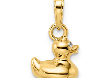14k Yellow & Rhodium Pendants Style M2925 - Classique Jewelry Inc.