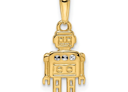 14k Yellow & Rhodium Pendants Style M2929 - Classique Jewelry Inc.