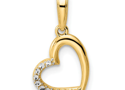 14k Yellow & Rhodium Pendants Style M2934 - Classique Jewelry Inc.