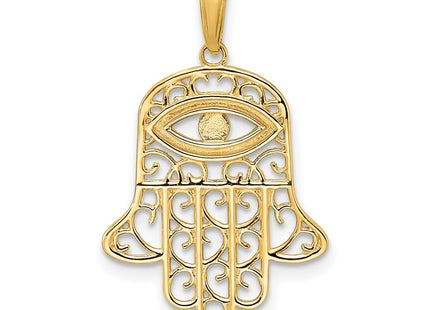 14k Yellow & Rhodium Pendants Style M2947 - Classique Jewelry Inc.