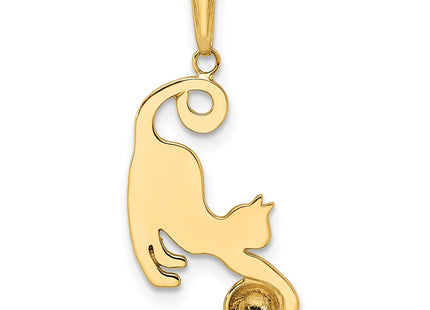 14k Yellow & Rhodium Pendants Style M2950 - Classique Jewelry Inc.
