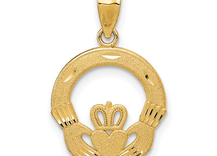 14k Claddagh Charm, 22 x 14mm