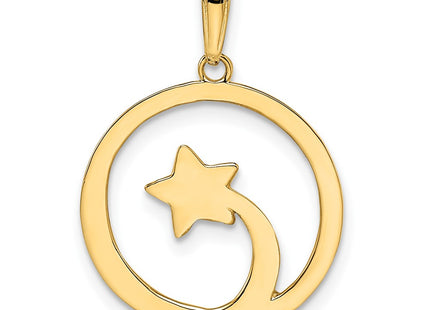 14k Yellow & Rhodium Pendants Style M2982 - Classique Jewelry Inc.