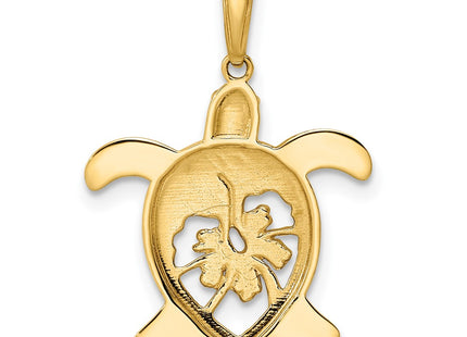 14k Yellow & Rhodium Pendants Style M2996 - Classique Jewelry Inc.