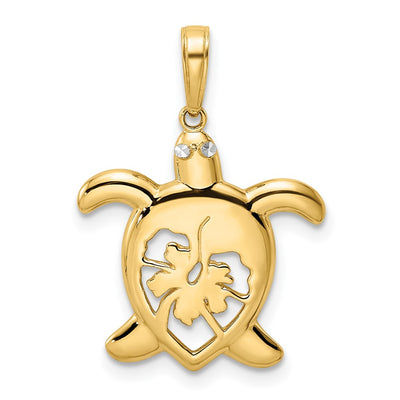 14K gold pendant