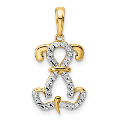 14K gold pendant