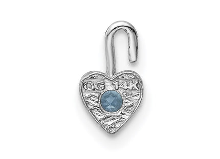 14k White Gold Jewelry Style M345W - Classique Jewelry Inc.