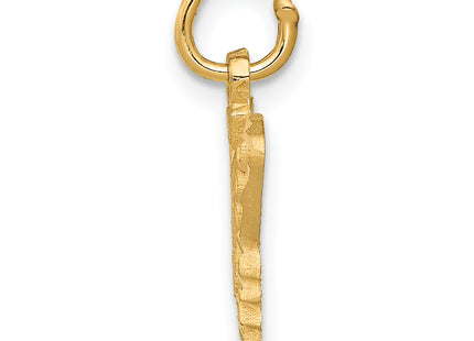14k Butterfly Charm, 18 x 17mm