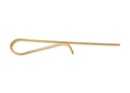 14K gold tie tacs / tie bar, alternate view