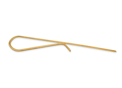 14K gold tie tacs / tie bar, alternate view