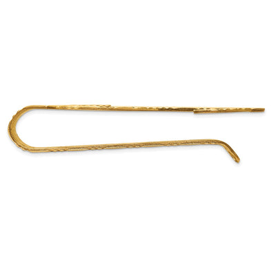 14K Polished Textured Dollar Sign Money Clip