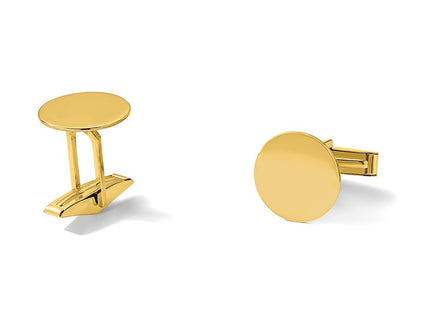 14K gold cuff links, another view