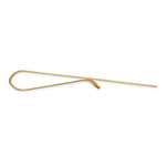 14K Men's Grooved EngravableTie Bar view