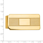 14K Men's Engravable Money Clip view