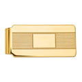 14K Men's Engravable Money Clip