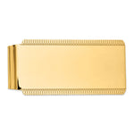 14K Men's High Polish Money Clip view