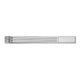14K White Gold Grooved Engravable Tie Bar