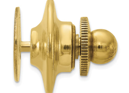 14k Men's Oval w/ Line Design Tie Tac