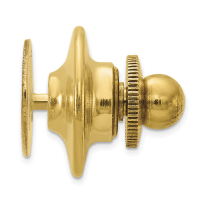 14K Men's Oval w/ Line Design Tie Tac