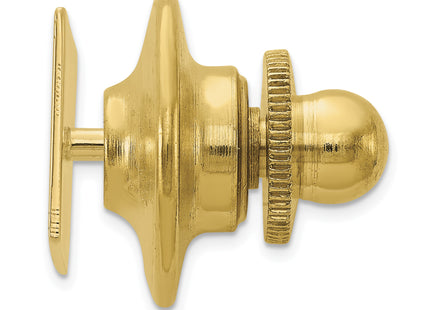 14k Men's Rectangular w/Line Design Tie Tac