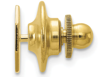 14k Men's with Line Design Octagon Tie Tac