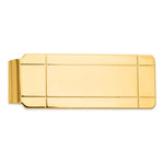 14K Men's Grooved Money Clip view