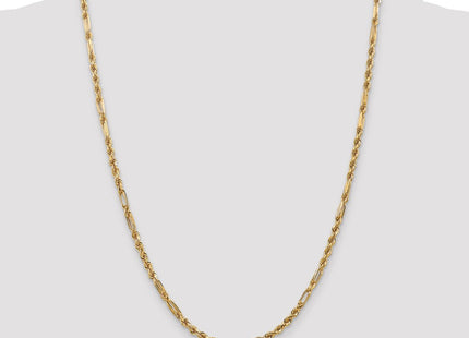 14k Yellow Gold Chains Style MIL060 - Classique Jewelry Inc.