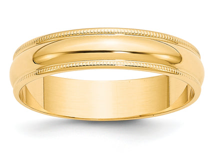 14K yellow gold wedding band