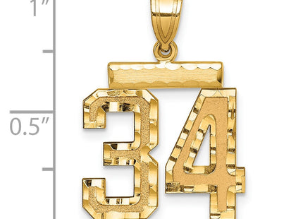 14k Yellow Gold Jewelry Style MN34 - Classique Jewelry Inc.