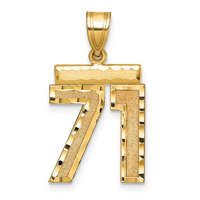 14k Yellow Gold Jewelry Style MN71 - Classique Jewelry Inc.