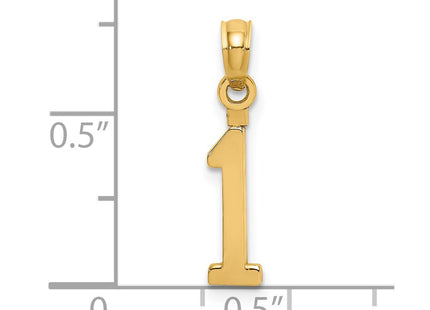 14k Yellow Gold Pendants Style NU01 - Classique Jewelry Inc.