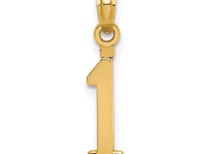 14k Yellow Gold Pendants Style NU01 - Classique Jewelry Inc.