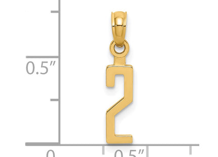14k Yellow Gold Pendants Style NU02 - Classique Jewelry Inc.
