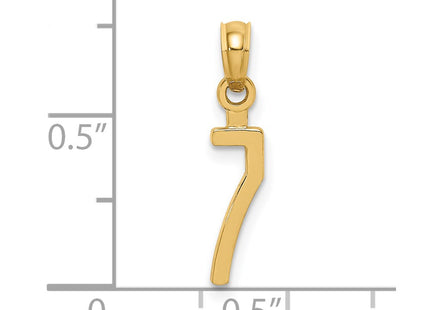 14k Yellow Gold Pendants Style NU07 - Classique Jewelry Inc.
