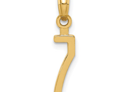 14k Yellow Gold Pendants Style NU07 - Classique Jewelry Inc.