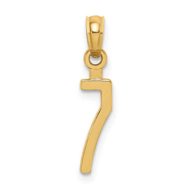 14k Yellow Gold Pendants Style NU07 - Classique Jewelry Inc.