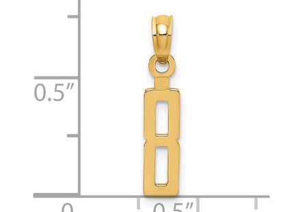 14k Yellow Gold Pendants Style NU08 - Classique Jewelry Inc.