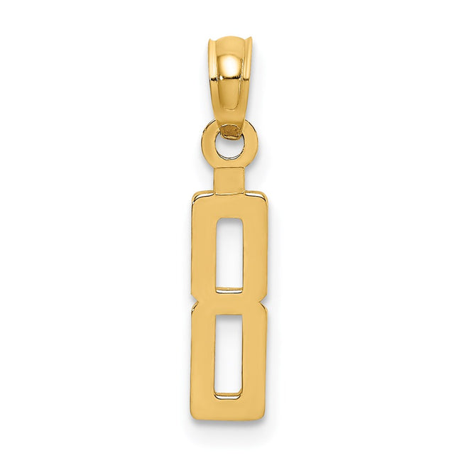 14k Yellow Gold Pendants Style NU08 - Classique Jewelry Inc.
