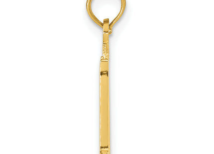 14k Polished Number 11 Pendant