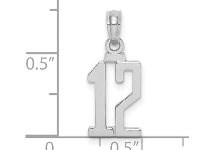 14k White Gold Pendants Style NU12W - Classique Jewelry Inc.