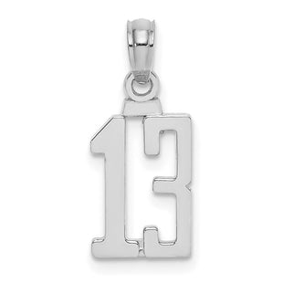 14k White Gold Pendants Style NU13W - Classique Jewelry Inc.