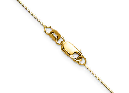14K . Octagonal Snake with Lobster Clasp Chain, 16 x 0.5mm