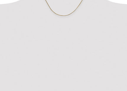 14K . Octagonal Snake with Lobster Clasp Chain (Style OSA060-16)